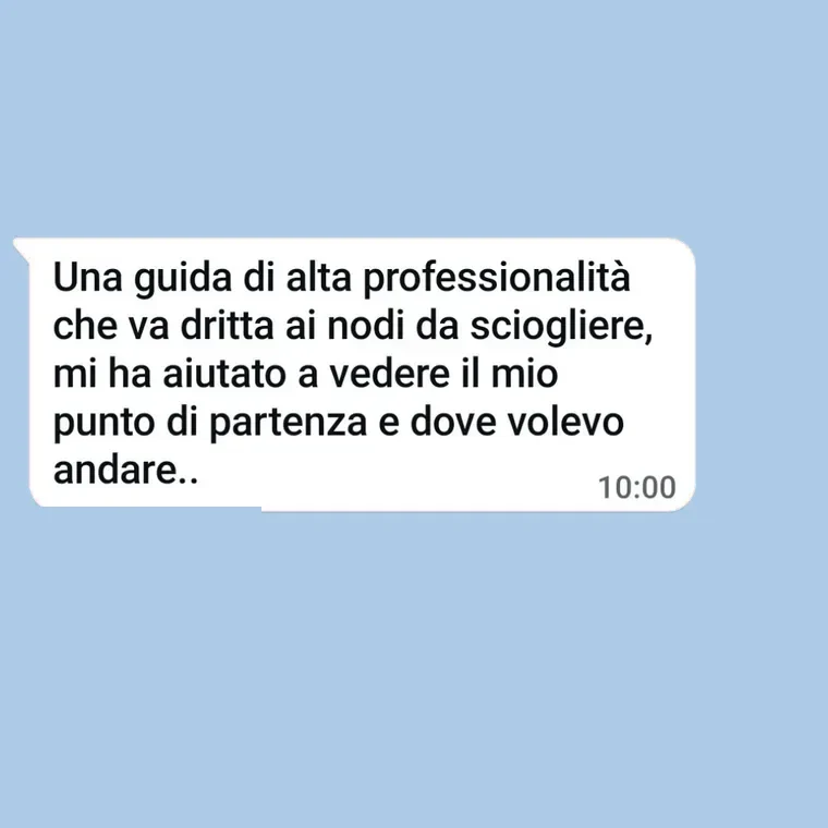Messaggio WhatsApp di un genitore seguito da Daniele Severi